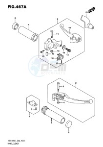 VZR1800BZ BOULEVARD EU drawing HANDLE LEVER