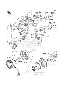 Z750 ABS ZR750MBF FR GB XX (EU ME A(FRICA) drawing Generator