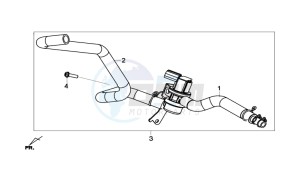 GTS 125I drawing AIRFILTER UNIT