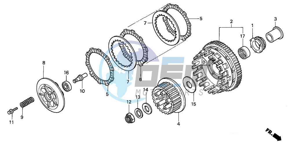 CLUTCH (CBR600F)