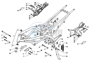 RAPTOR 650 drawing FRAME