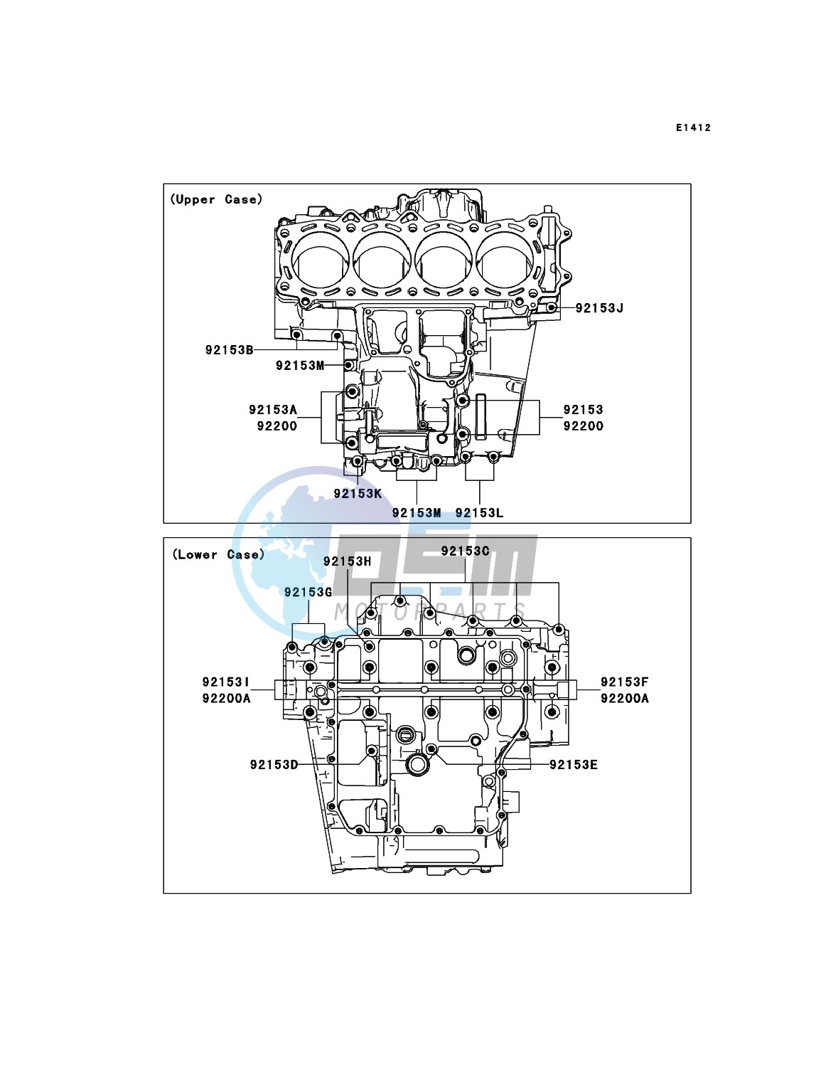 Crankcase Bolt Pattern