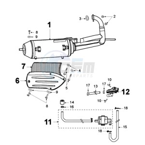 FIGHT W3A drawing EXHAUST