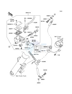 VN900_CUSTOM VN900CBF GB XX (EU ME A(FRICA) drawing Front Master Cylinder