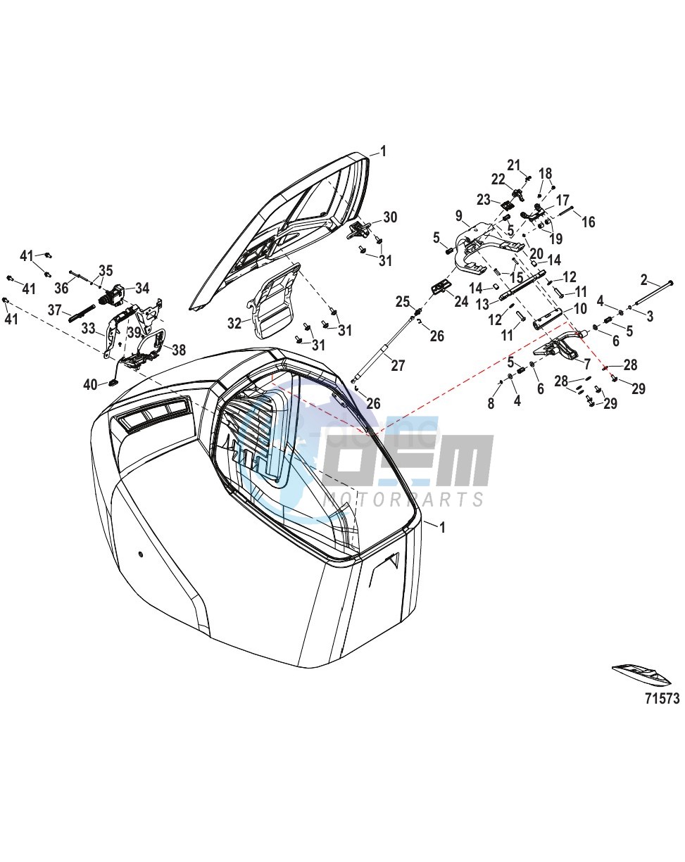 Top Cowl Latching