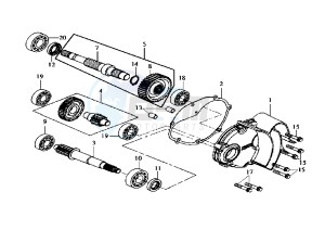 JOYRIDE - 200 cc drawing GEAR GROUP