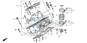 ST1300A drawing RIGHT CYLINDER HEAD