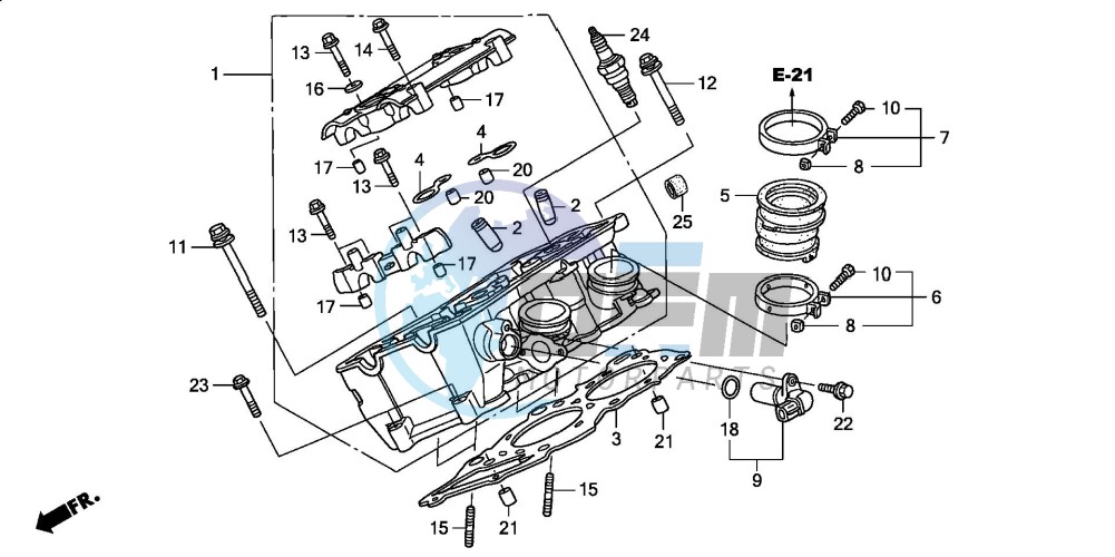 RIGHT CYLINDER HEAD