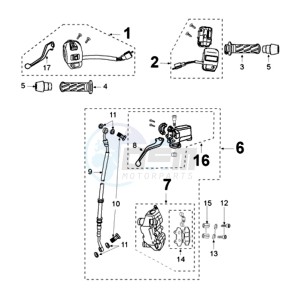 FIGHT 3 DARKSIDE drawing BRAKE SYSTEM