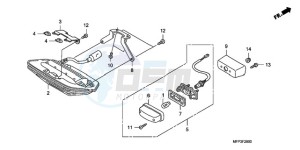 CB1300SA9 KO / ABS BCT TY2 drawing TAILLIGHT