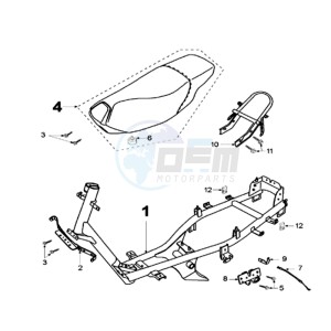 FIGHT EP drawing FRAME AND SADDLE