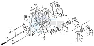 NPS50 drawing CYLINDER HEAD (NPS503)