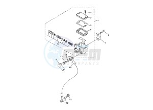 XVS A DRAG STAR CLASSIC 650 drawing FRONT MASTER CYLINDER