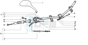 Runner 180 VXR drawing Handlebars component parts