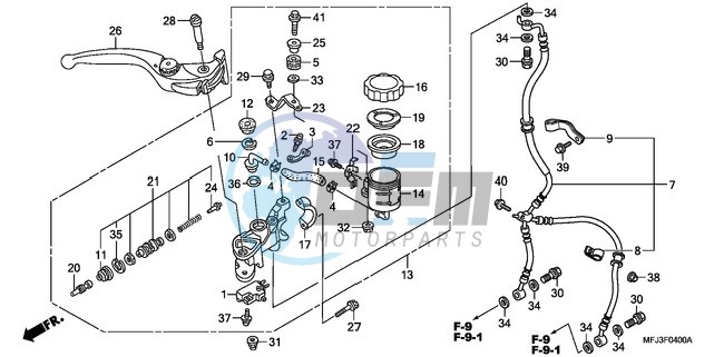 FR. BRAKE MASTER CYLINDER (CBR600RR)