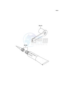 KX125 KX125-M3 EU drawing Owner's Tools