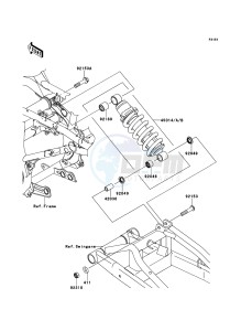 ER-6n ER650A8F GB XX (EU ME A(FRICA) drawing Suspension/Shock Absorber