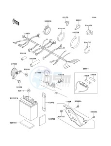 KMX 125 A [KMX 125] (A12-A14) [KMX 125] drawing CHASSIS ELECTRICAL EQUIPMENT