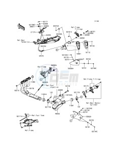 NINJA_ZX-6R ZX636EEF FR GB XX (EU ME A(FRICA) drawing Muffler(s)