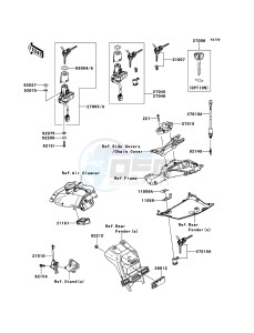 NINJA_ZX-10R ZX1000JDF FR XX (EU ME A(FRICA) drawing Ignition Switch