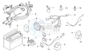 SR 50 H2O drawing Electrical system