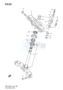 GSF-1250S BANDIT EU drawing STEERING STEM