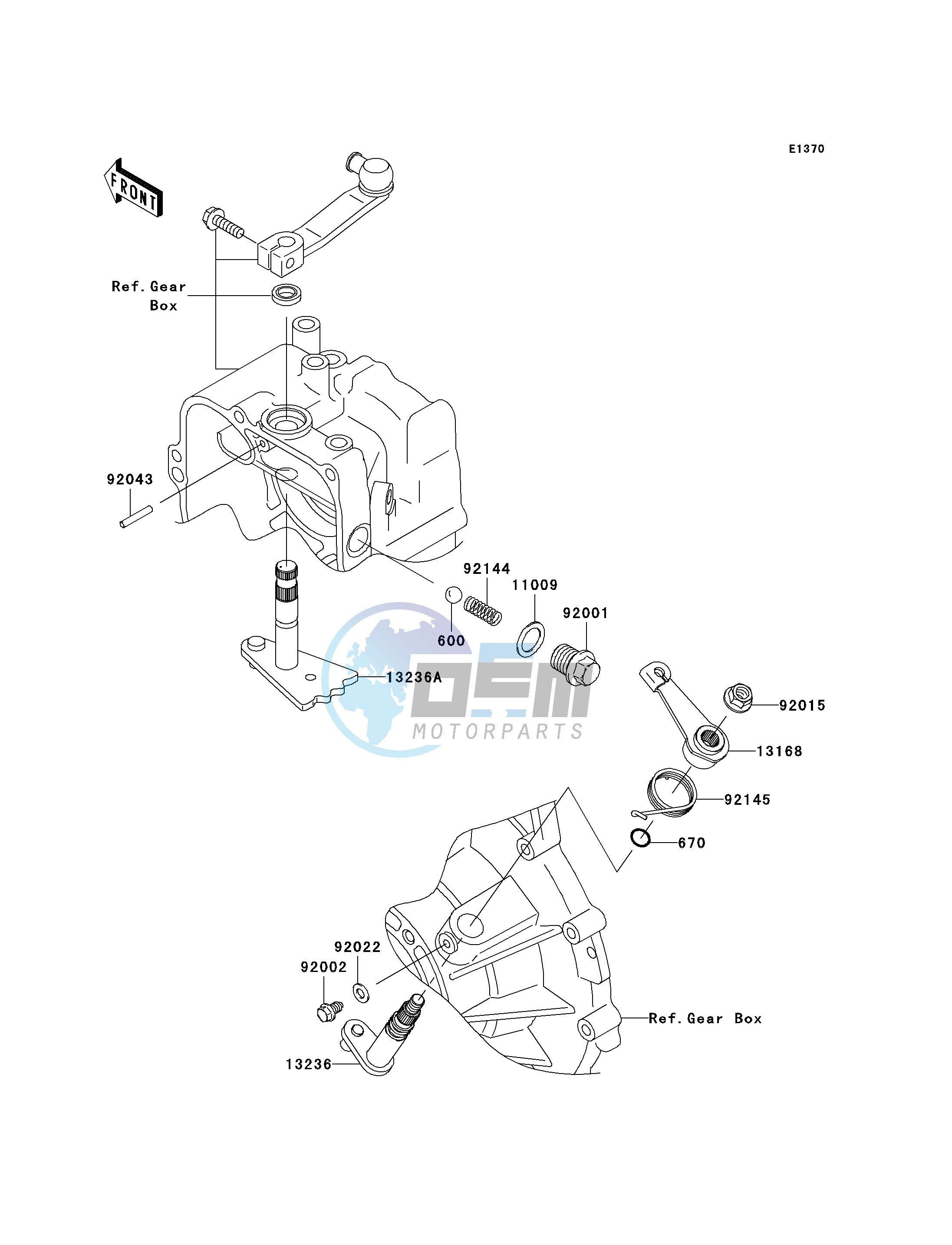 GEAR CHANGE MECHANISM