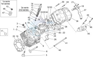 Griso V IE 850 drawing Cylinder head and valves II