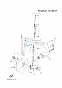 F150DETX drawing PROPELLER-HOUSING-AND-TRANSMISSION-2