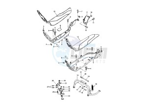 XC VERSITY 300 drawing STAND- FOOTREST