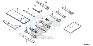 CBR650FE CBR650FE 2ED - (2ED) drawing TOOL