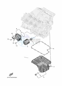 TRACER 9 MTT890 (B5U9) drawing OIL CLEANER