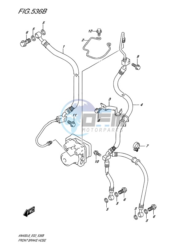 FRONT BRAKE HOSE