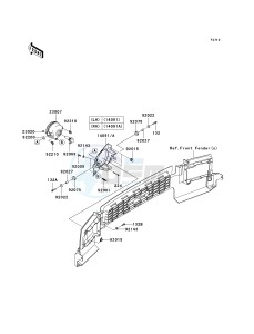 KAF 620 S [MULE 4010 TRANS4X4 HARDWOODS GREEN HD] (S9F-SAF) S9F drawing HEADLIGHT-- S- -