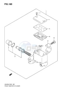 AN400Z ABS BURGMAN EU-UK drawing FRONT MASTER CYLINDER