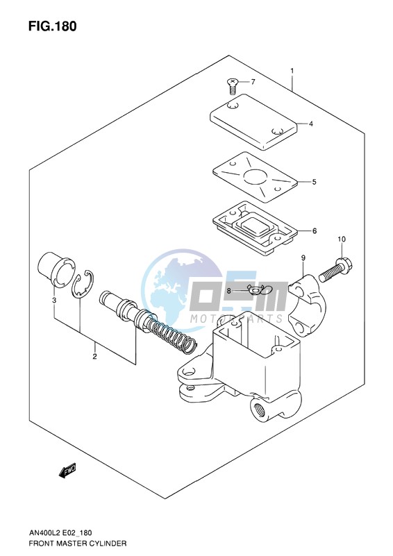 FRONT MASTER CYLINDER