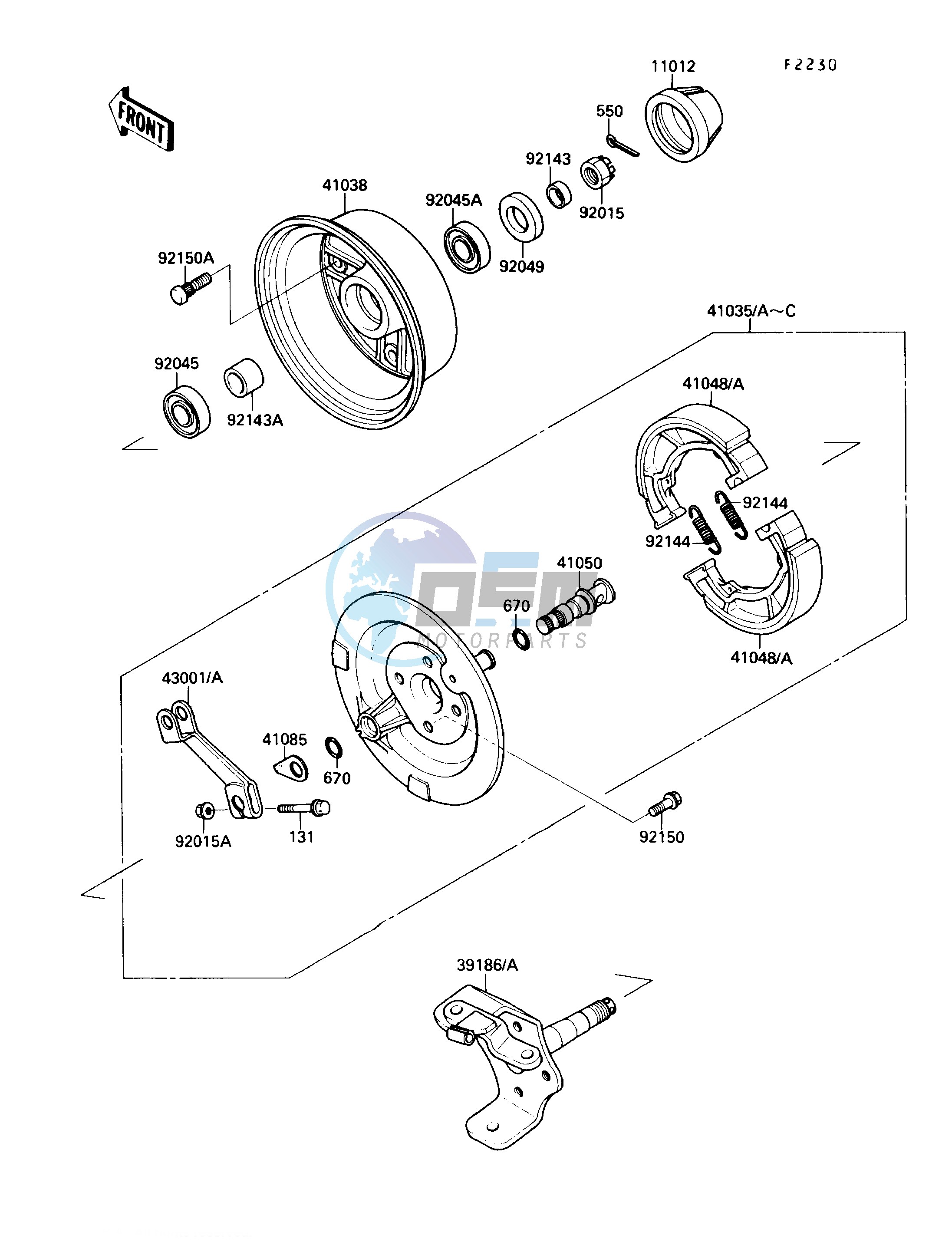 FRONT HUB