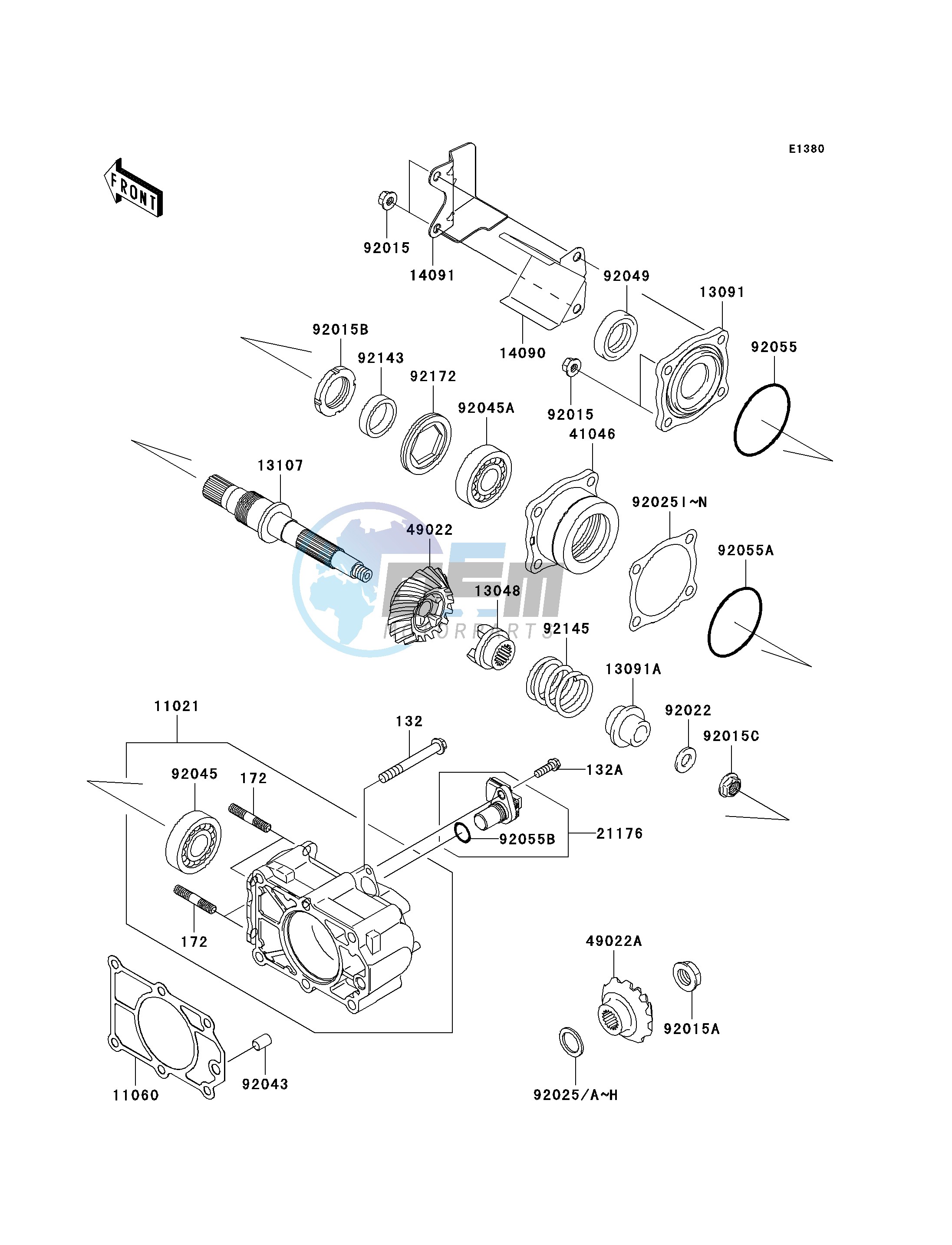 BEVEL GEAR CASE