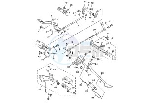 XVS A DRAG STAR CLASSIC 650 drawing STAND-FOOTREST MY98-00