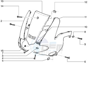 Runner VX 125 drawing Fairings