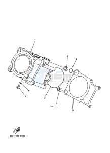 YFM450FWBD KODIAK 450 EPS (BEYK) drawing CYLINDER