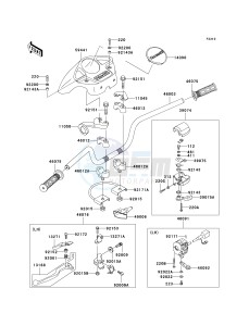 KVF 360 B [PRAIRIE 360] (B6F-B9F) B7F drawing HANDLEBAR