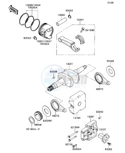 KAF 540 C [MULE 2010] (C1) [MULE 2010] drawing CRANKSHAFT_PISTON