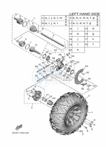 YXF850ES YXF85WPSK (BG4K) drawing REAR WHEEL