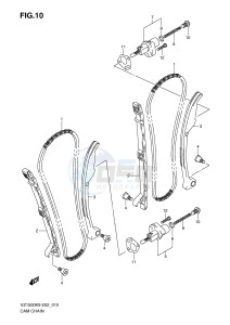 VZ1500 (E2) drawing CAM CHAIN