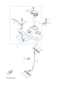 CW50 BOOSTER (5WWN) drawing FRONT MASTER CYLINDER