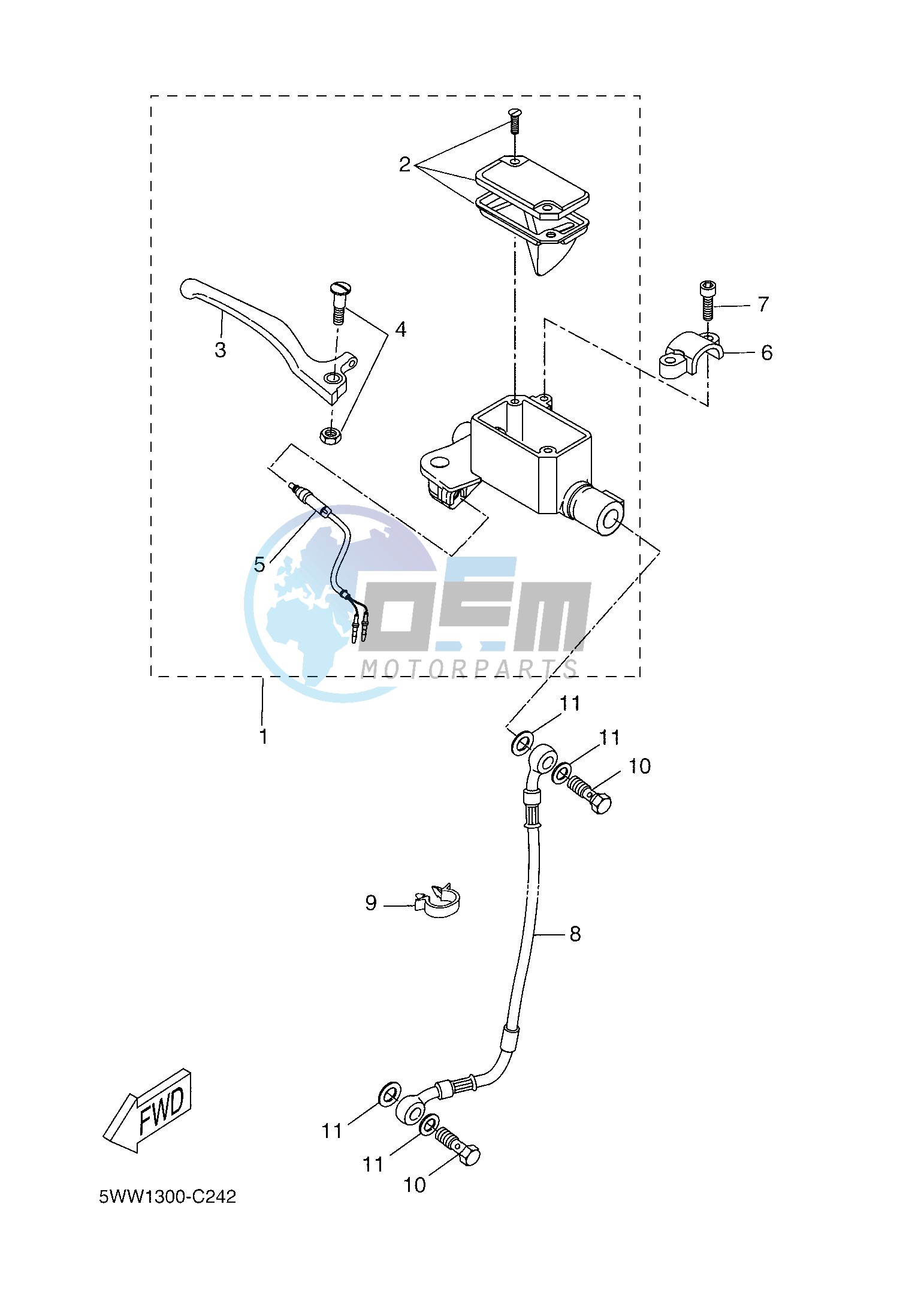 FRONT MASTER CYLINDER