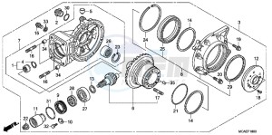 GL1800G GOLDWING 2ED drawing FINAL DRIVEN GEAR