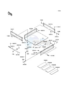 MULE 3010 4x4 KAF620E6F EU drawing Carrier(s)