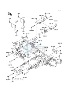 KVF360_4X4 KVF360-A3 EU GB drawing Engine Mount